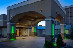 Hotel Entrance at Night